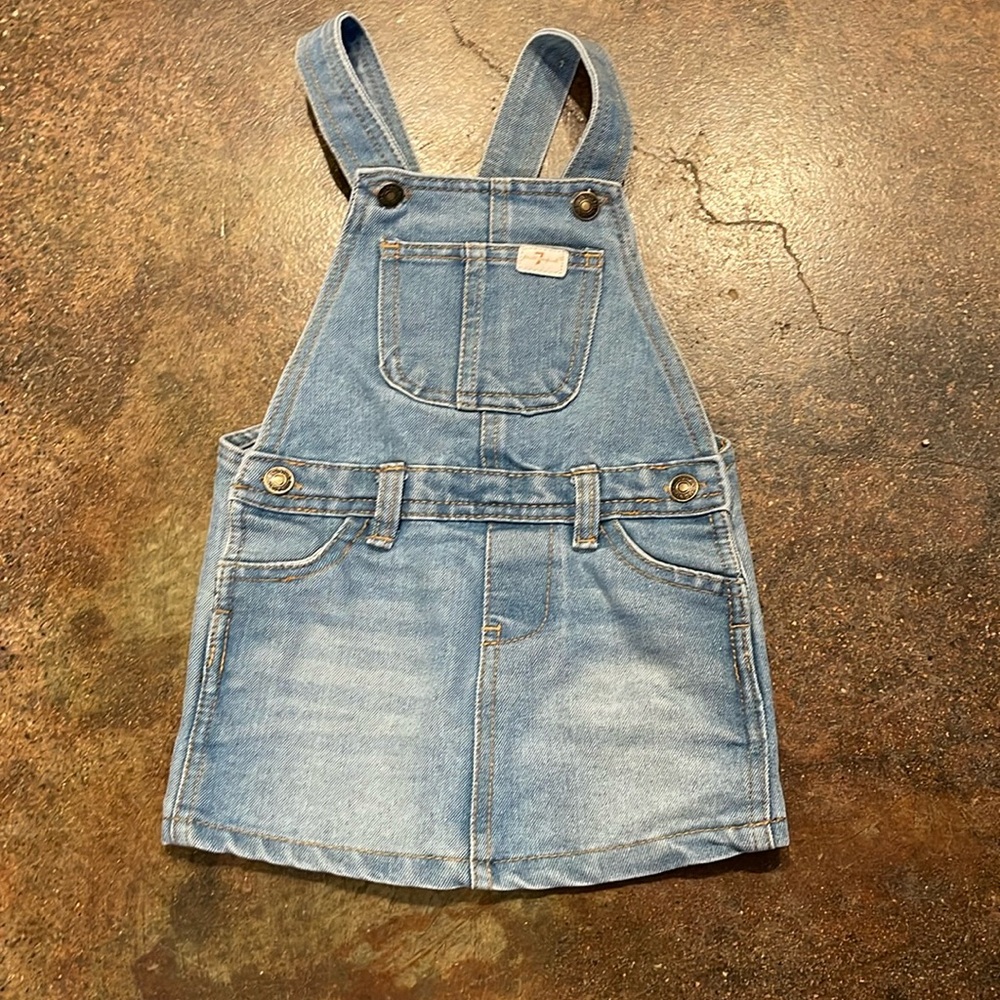 Denim overall dress 18 months